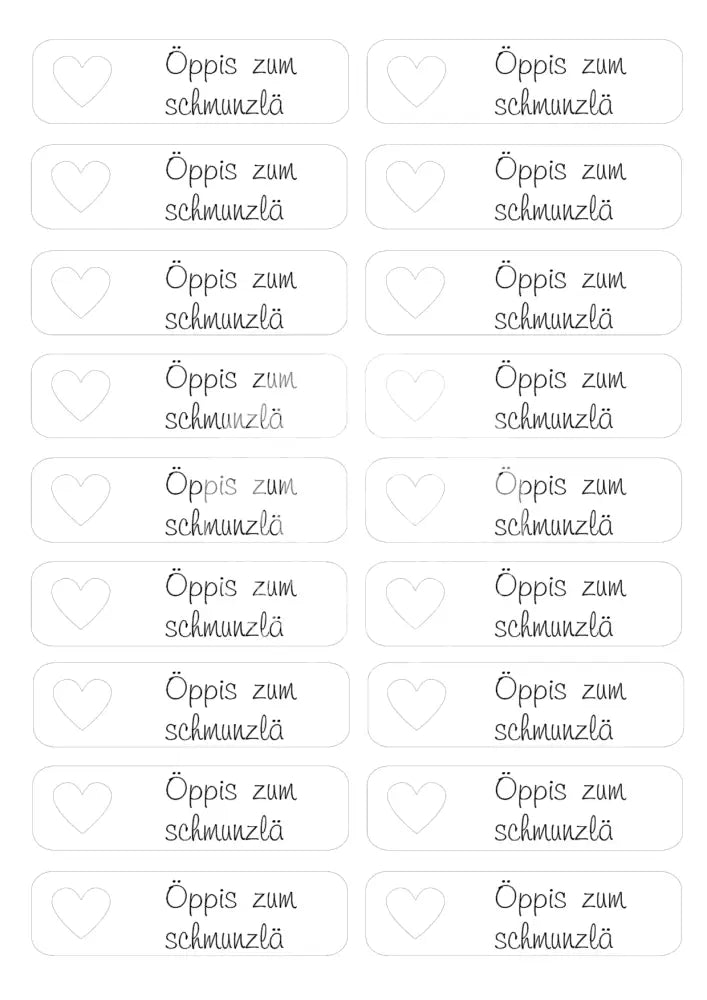 Transparentpapier Öppis zum schmunzlä 2