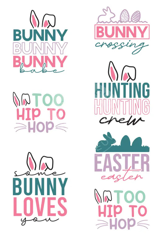 Wasserschiebefolie Ostern 2