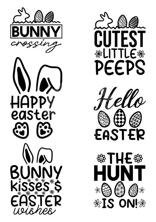 Wasserschiebefolie Ostern 5