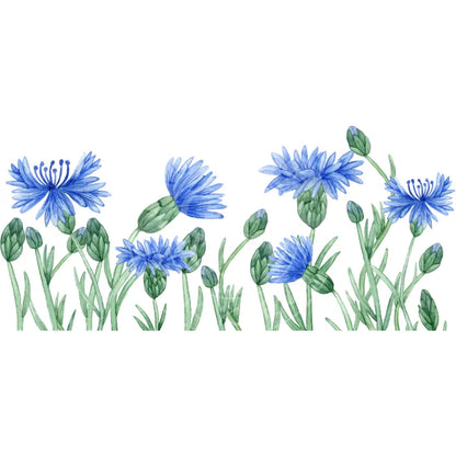 Wasserschiebefolie Blumenwiese 1