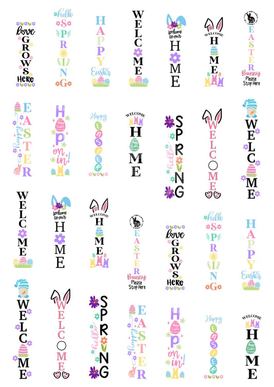 Wasserschiebefolie Kleine Stabkerzen 10