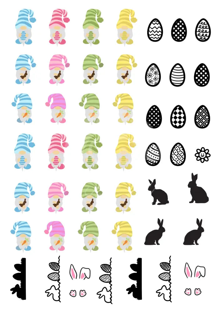 Wasserschiebefolie Kleine Stabkerzen 11