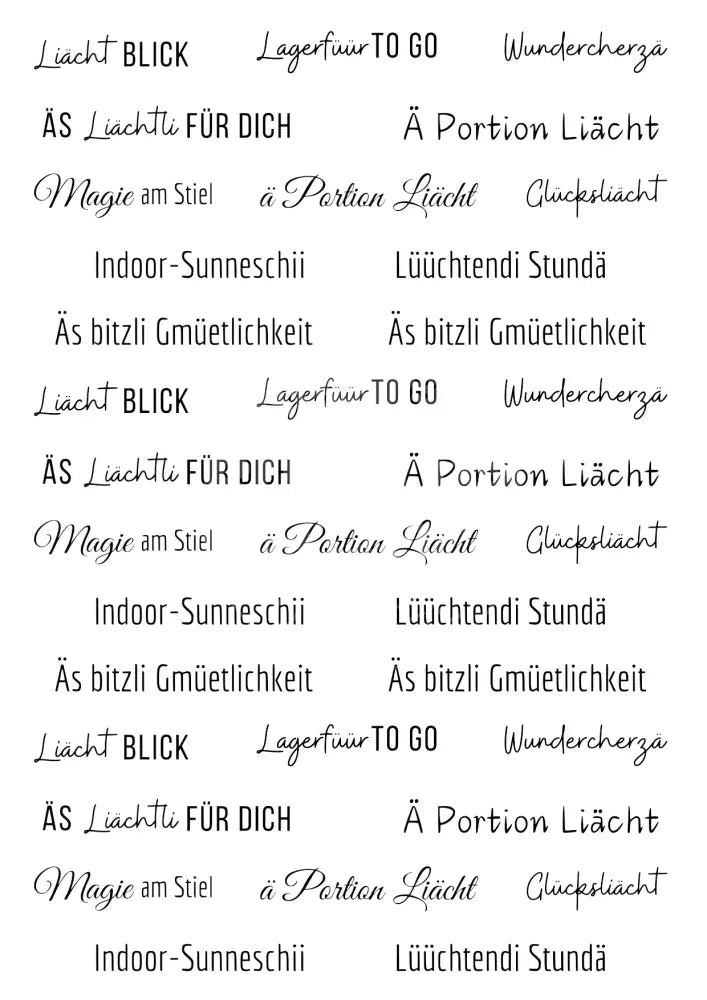 Wasserschiebefolie Kleine Stabkerzen 4