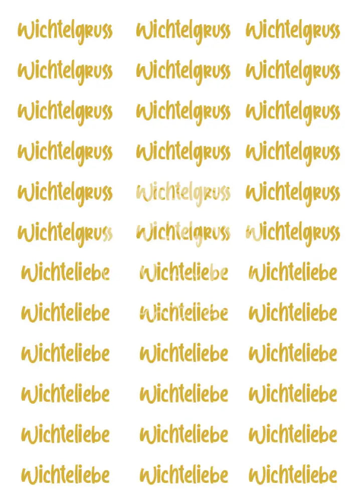 Wasserschiebefolie Stabkerzen 8 Gold