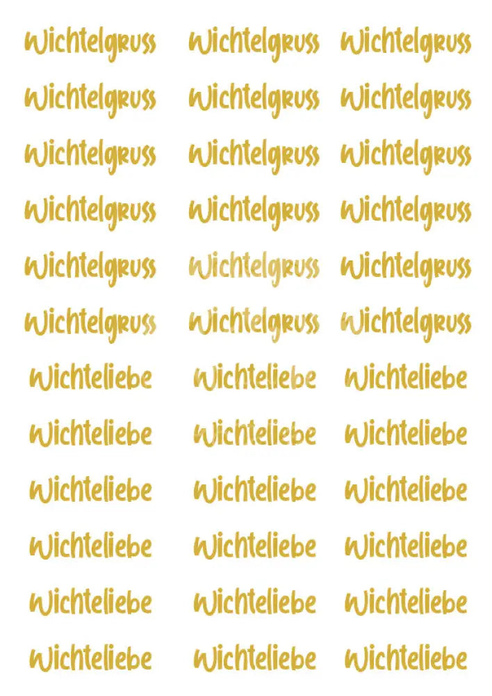 Wasserschiebefolie Stabkerzen 8 Gold