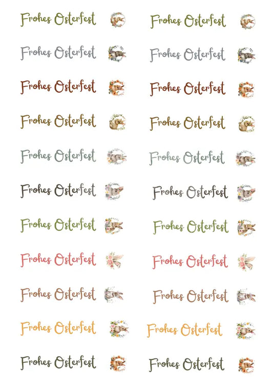 Wasserschiebefolie Stabkerzen Ostern 3