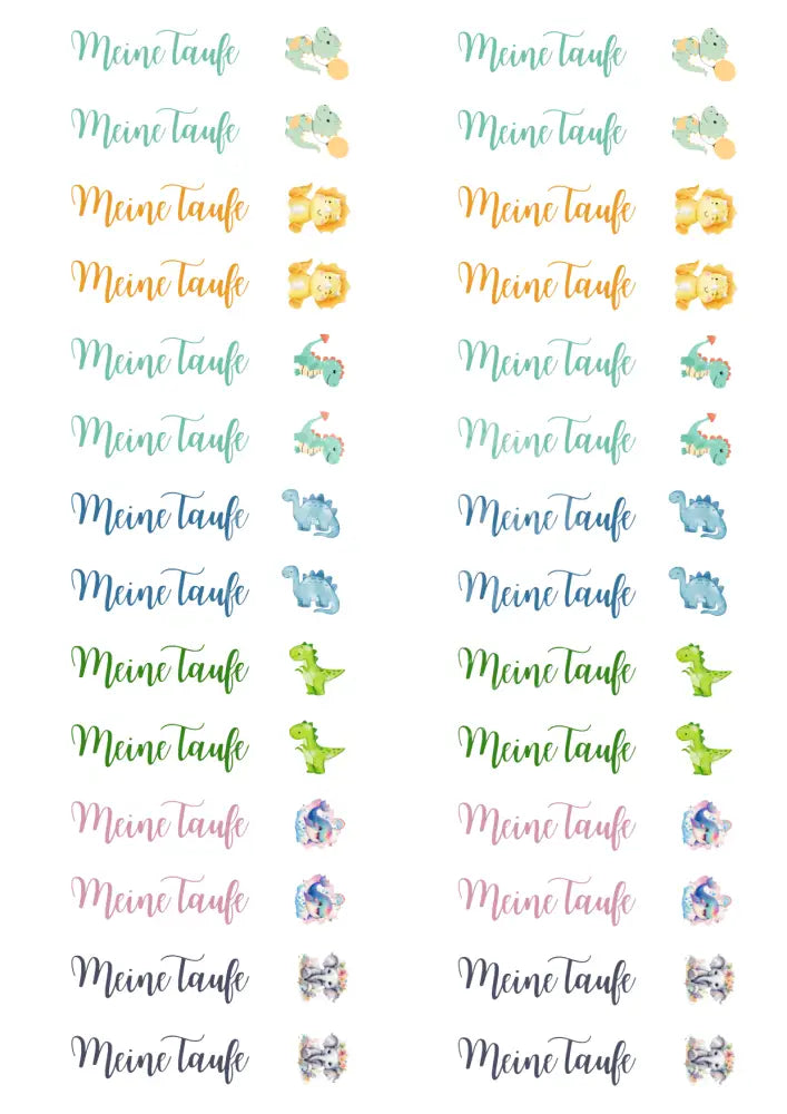 Wasserschiebefolie Taufe 3 Stabkerzen