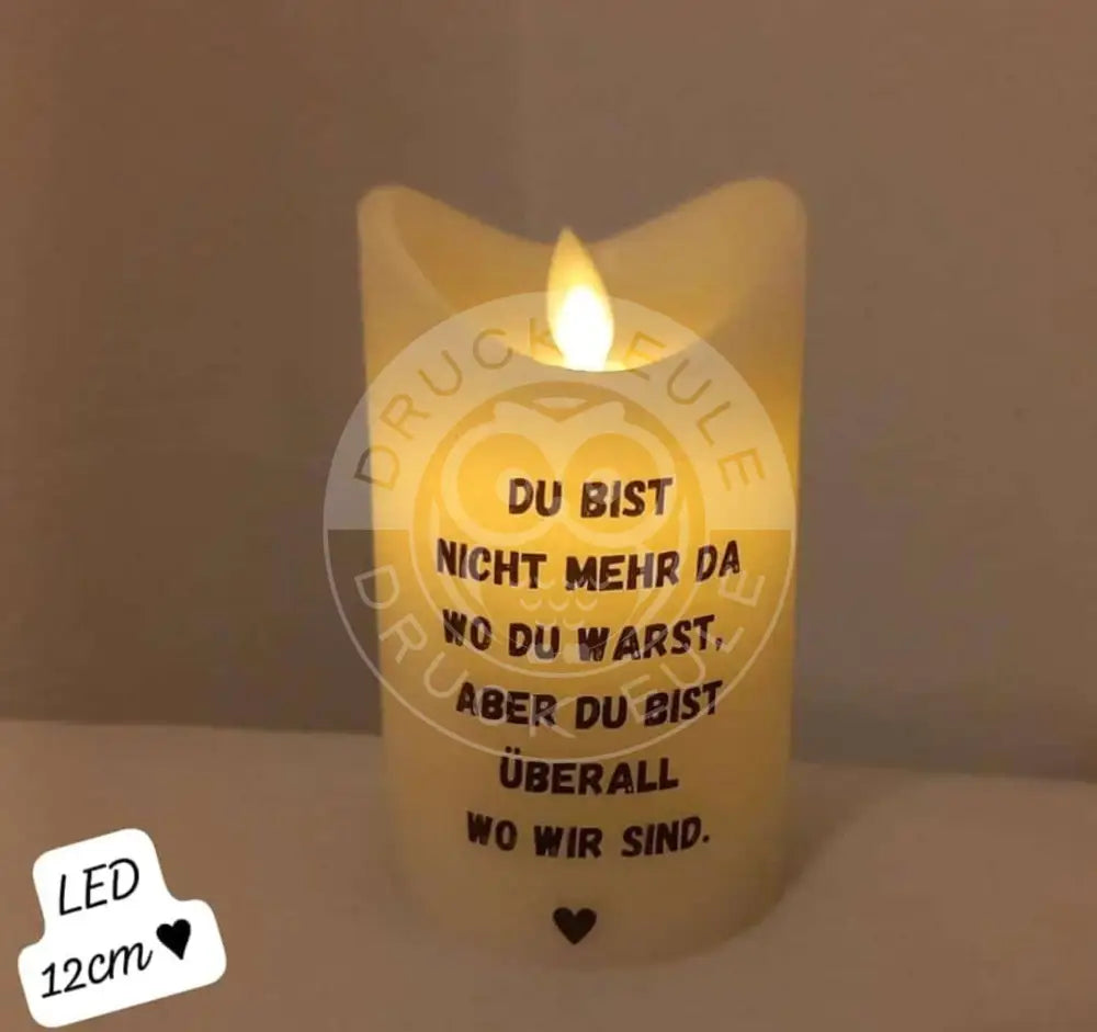 Wasserschiebefolie Trauer Für Blockkerzen
