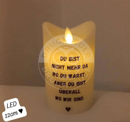 Wasserschiebefolie Trauer Für Blockkerzen