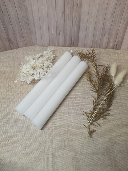 Kerzen 180x22mm weiss Box